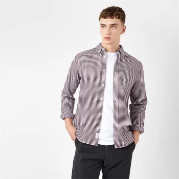 Jack Wills Wadsworth Gingham Oxford Shirt - Damson