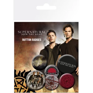 Image of Supernatural Saving People Badge Pack