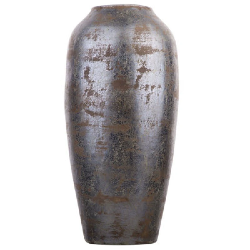 Image of Beliani Decorative Vase Lorca Ceramic 48cm Dark Grey