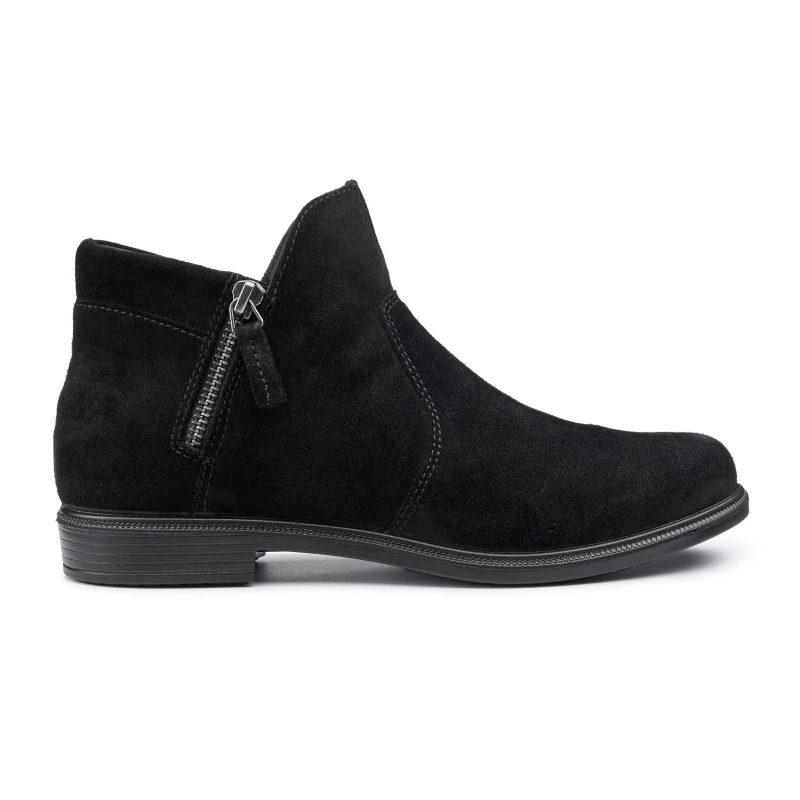 Image of Hotter Womens 'Ludlow' Ankle Boots in Black Size: 4 Black Female 4