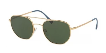 Prada Sport PS56SS Sunglasses Matte Gold 1BK1I0 53mm