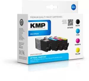 Image of KMP H176VX ink cartridge 4 pc(s) Compatible Extra (Super) High...