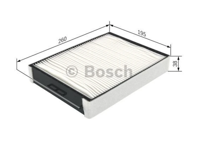 Image of Bosch 1 987 432 256 Pollen filter Particulate Filter Filter,interior air (424)