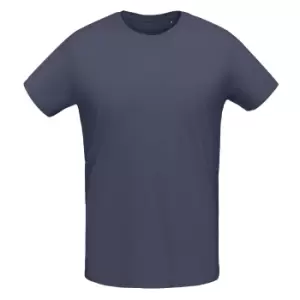 image of SOLS Mens Martin T-Shirt (3XL) (Mouse Grey)