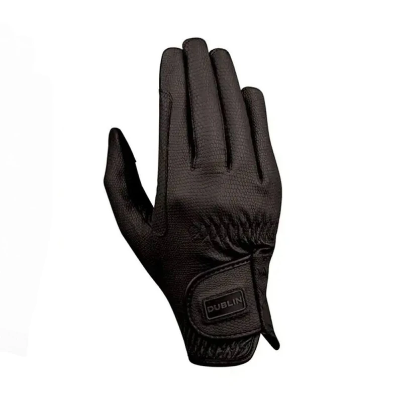 Image of Dublin Mens Everyday Riding Gloves in Black Size: Medium Black Male M