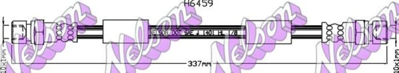 Image of Brake hose KAWE H6459