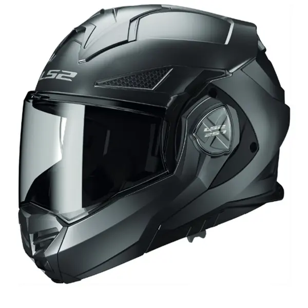 Image of LS2 FF901 Advant X Solid Matt Titanium Modular Helmet Size XS