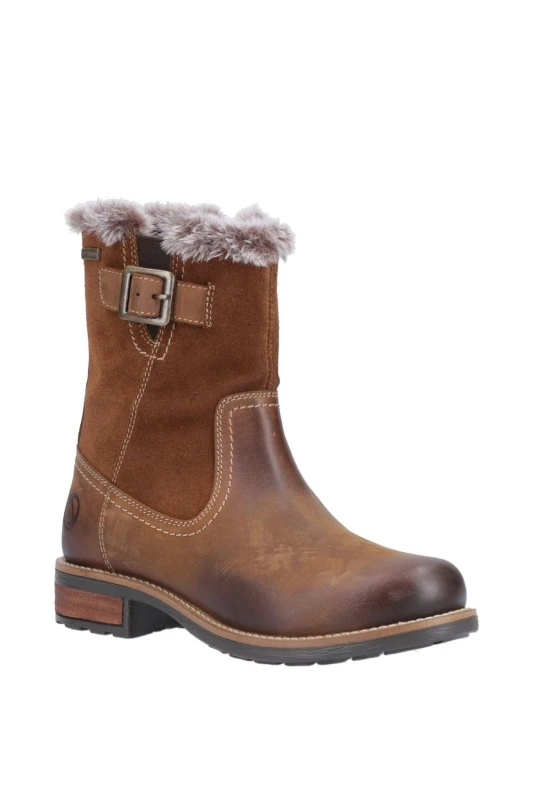 Image of Cotswold Kemerton Ankle Boots - Brown Brown 4