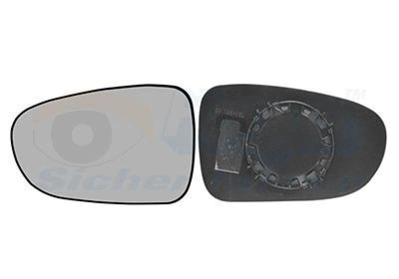 Image of VAN WEZEL Wing mirror glass VAN WEZEL 1867832