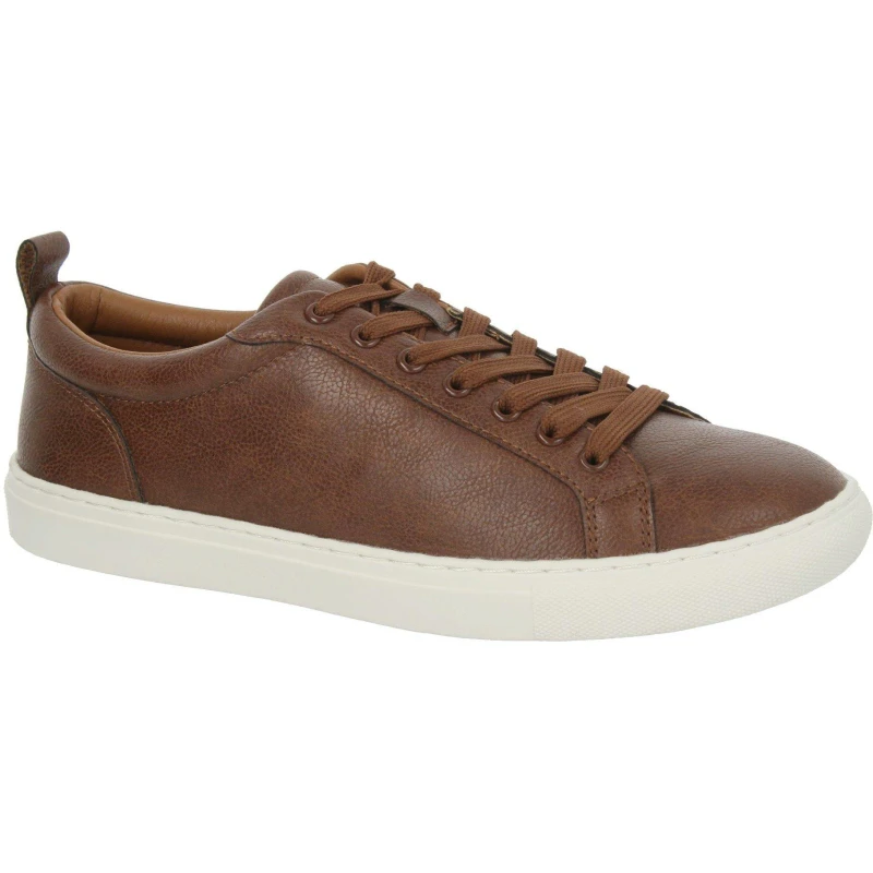 Image of Thomas Blunt Mens Low Profile 7 Eyelet Casual Lace Up A2212 Brown male UK12