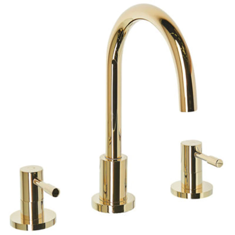 Image of Beliani Basin Mixer Tap Sipi Brass Gold