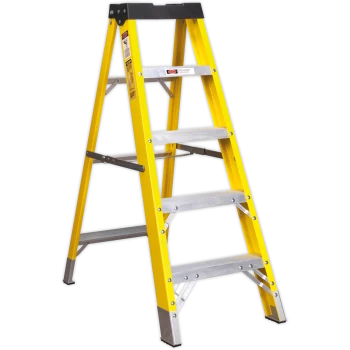 image of Sealey Trade Fibreglass Step Ladder 4