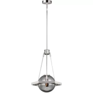Image of Suspension Harper Nickel poli 35,2 Cm
