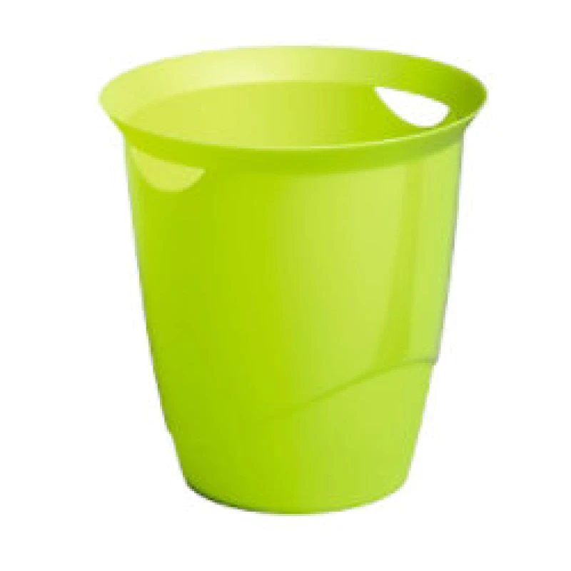 Image of Durable Durable TREND Plastic Waste Recycling Bin - 16 Litre - Green Green