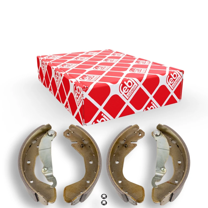 Image of FEBI BILSTEIN 17457 Brake Shoes Rear Axle, Ø: 200mm Brake Shoe Set (70)