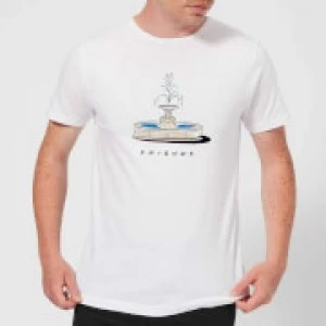 Image of Friends Fountain Mens T-Shirt - White - 3XL
