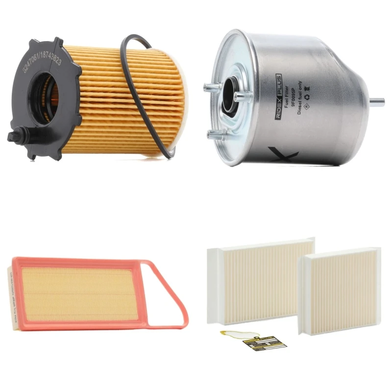Image of RIDEX PLUS 4055F11619P Filter Set with gasket/seal Filter Set (4055)
