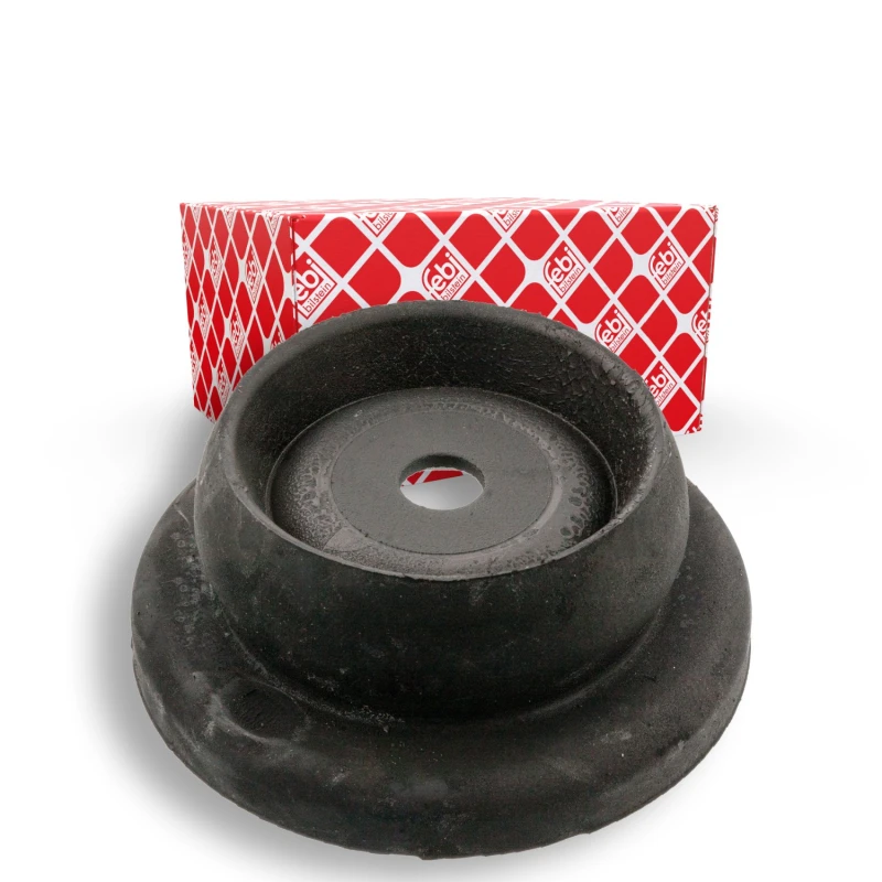 Image of FEBI BILSTEIN 10861 Top strut mount Front Axle, without bearing Elastomer Suspension Strut Support Bearing (1180)