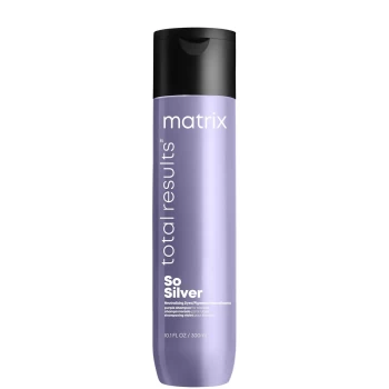 image of Matrix Total Results So Silver Purple Toning Shampoo for Blonde, Silver & Grey Hair 300ml