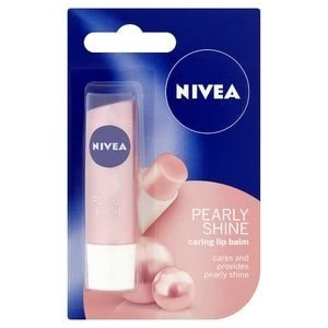 Image of Nivea Pearly Shine Lip Balm 4.8g