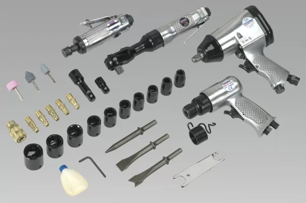 Image of Genuine SEALEY SA2004KIT Air Tool Kit 4pc with Accessories