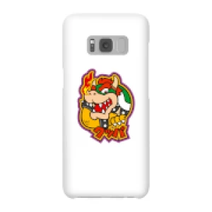 image of Nintendo Super Mario Bowser Kanji Phone Case - Samsung S8 - Snap Case - Gloss