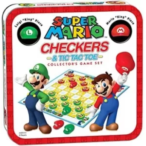 Image of Checkers: Super Mario VS Bowser (INTL) Board Game