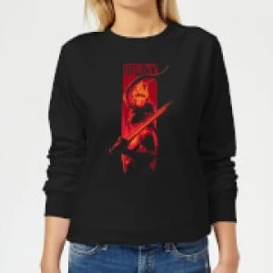 image of Hellboy Hail To The King Womens Sweatshirt - Black - 5XL