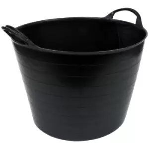 image of Sealey SFT40 Heavy-Duty Flexi Tub 40L - Black