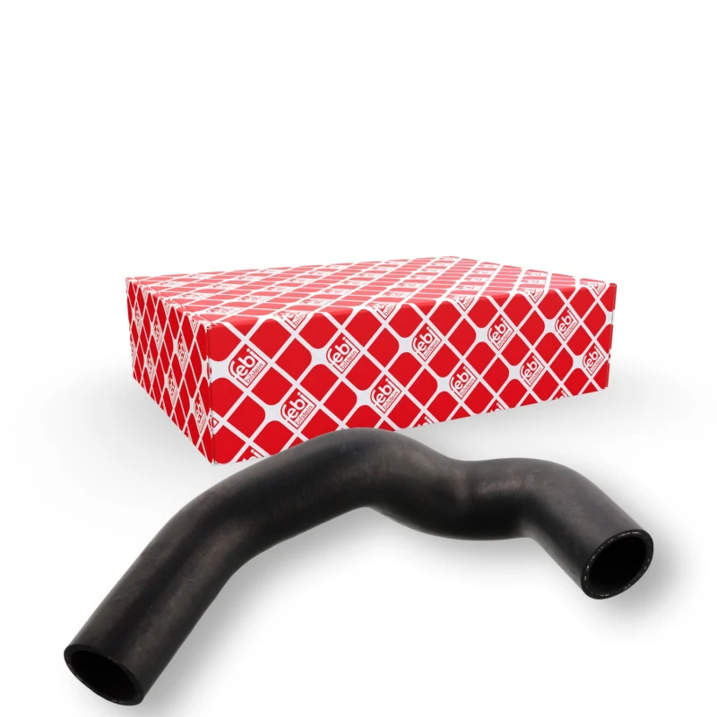 Image of FEBI BILSTEIN 12095 Radiator Hose Rubber with fabric lining, Lower Rubber with fabric lining Radiator Hose (475)
