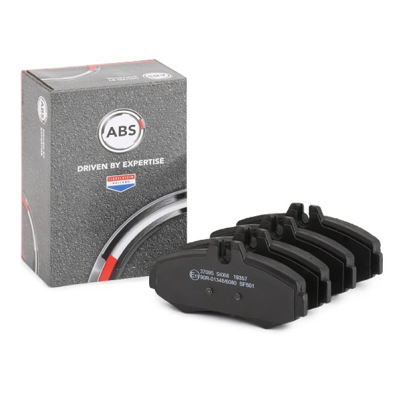 Image of A.B.S. 37095 Brake pad set prepared for wear warning indicator Brake Pad Set,disc brake (402)