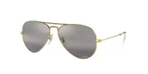 image of Ray-Ban Sunglasses RB3025 Aviator Large Metal Polarized 9196G3