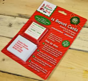 image of 24 Naughty or Nice Elf on the Shelf Report Cards & Addressed Envelopes Advent