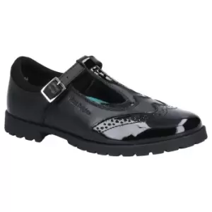 Image of Hush Puppies Girls Maisie Leather Mary Jane School Shoes UK Size 1 (EU 33)