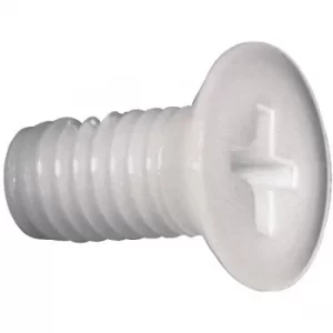 Image of Toolcraft Phillips Countersunk Screw DIN 965 Polyamide M3 x 15mm P...