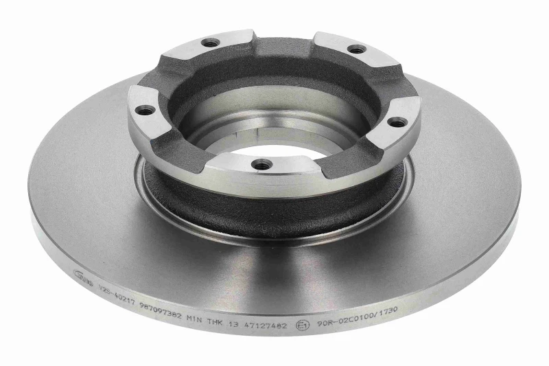 Image of VAICO V25-40217 Brake disc Original VAICO Quality Rear Axle, Solid Brake Disc (82)