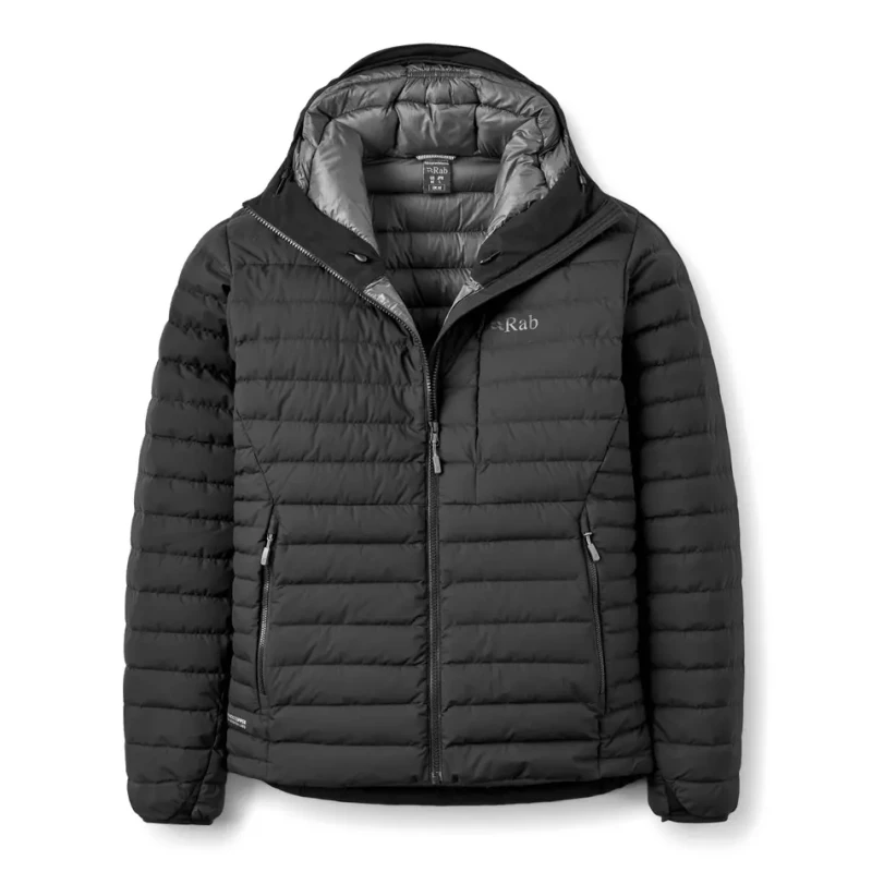 Image of Puffer jacket Rab Microlight Windstopper Noir Male M