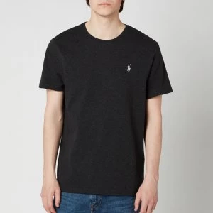 Image of Polo Ralph Lauren Mens Custom Slim Fit Crewneck T-Shirt - Black Marl Heather - L
