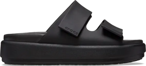 image of Crocs Women Brooklyn Luxe Sandals Black / Black 4