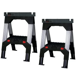 Stanley FatMax Telescopic Sawhorses - Twin Pack