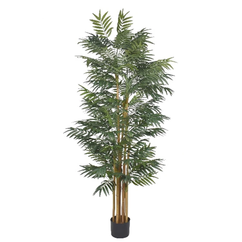 Image of N/A 210cm Fire Retardant Phoenix Palm Tree Natural Trunk
