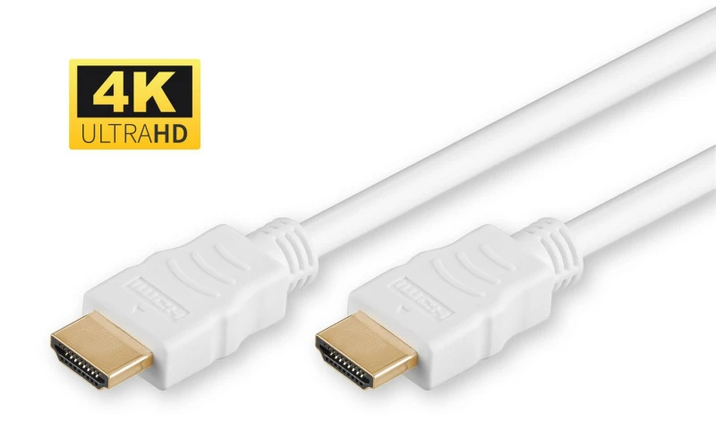Image of Microconnect HDMI High Speed cable. 2m. White
