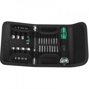 Image of Wera Kraftform Kompakt Zyklop Bit set Metric 1/4 (6.3 mm) 26 Piece 05051045001