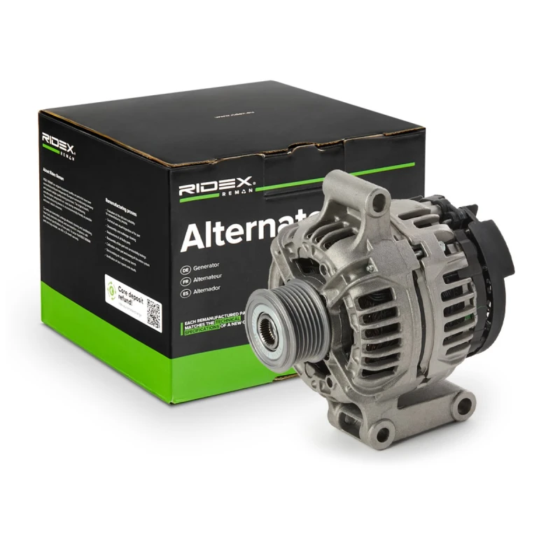 Image of RIDEX REMAN 4G1331R Generator Alternator Charging Current: 110A, Voltage: 12V, with integrated regulator Alternator (4)