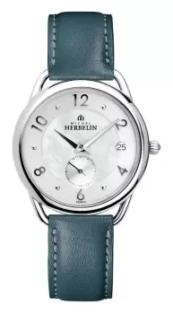 image of Herbelin 18397AP29BV Womens Mother of Pearl Dial Blue Watch