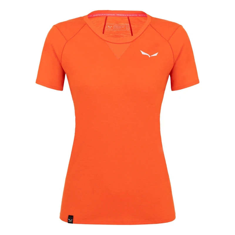 Image of Salewa Agner AM T-Shirt Womens - Red Red 8