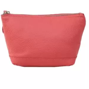 Image of Womens/Ladies Cora Make Up Bag (One size) (Coral) - Eastern Counties Leather