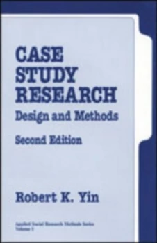 Image of Case Study Research by Robert K. Yin Paperback