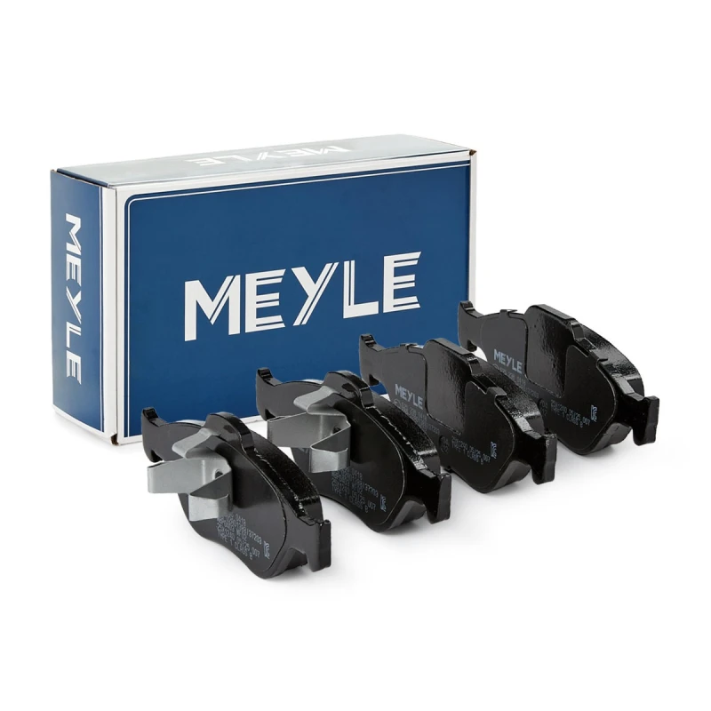 Image of MEYLE 025 236 0418 Brake pad set Front Axle, excl. wear warning contact, Original Quality, with anti-squeak plate Brake Pad Set,disc brake (402)