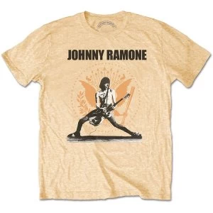 image of Johnny Ramone - Rockin n Seal Unisex X-Large T-Shirt - Yellow